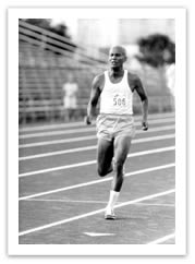 Sri Chinmoy correndo